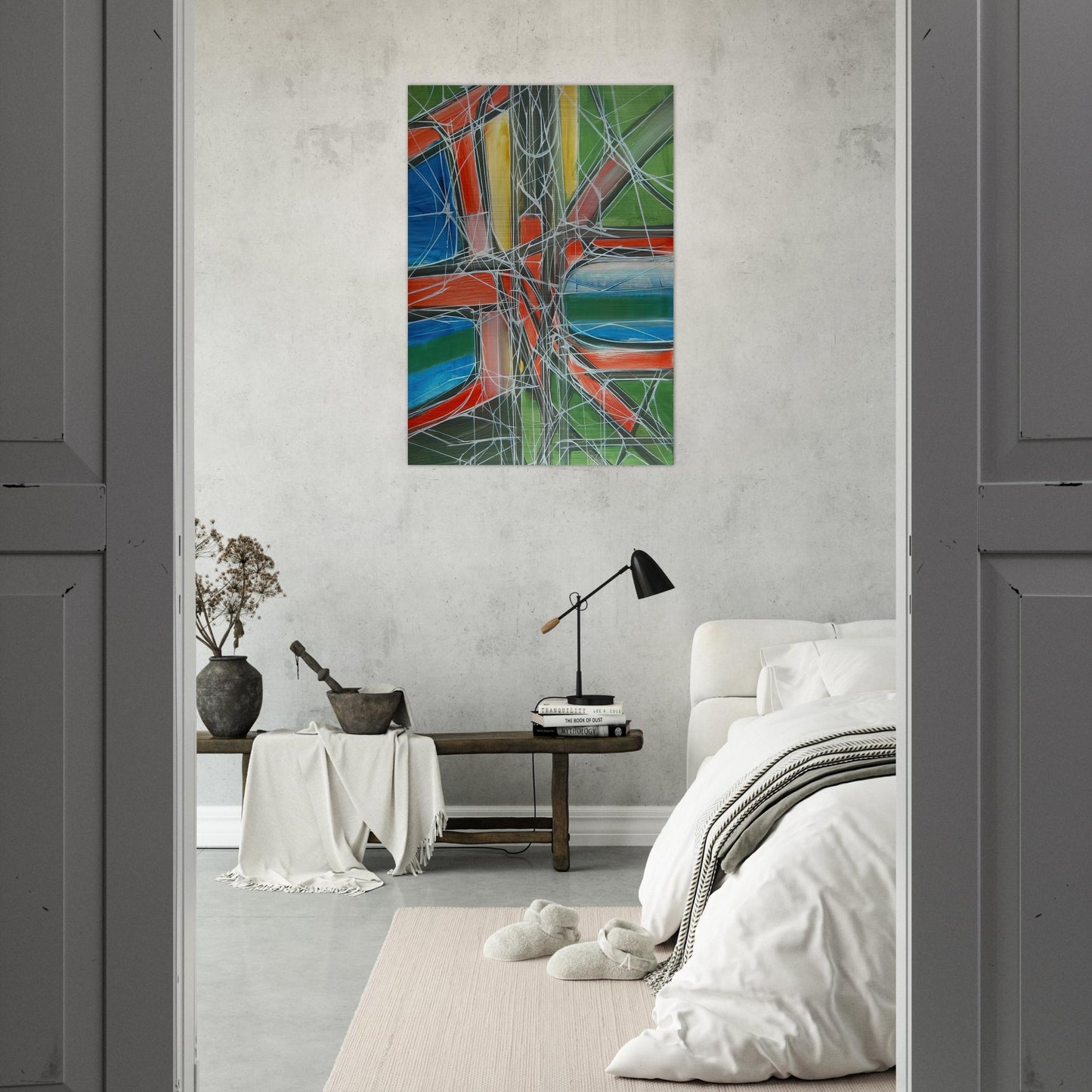 untitled - 1965 - Jimmy Ernst Brushed Aluminum Print - 70x100 cm / 28x40 inches | Jimmy Ernst Aluminum Print | Jimmy Ernst Prints