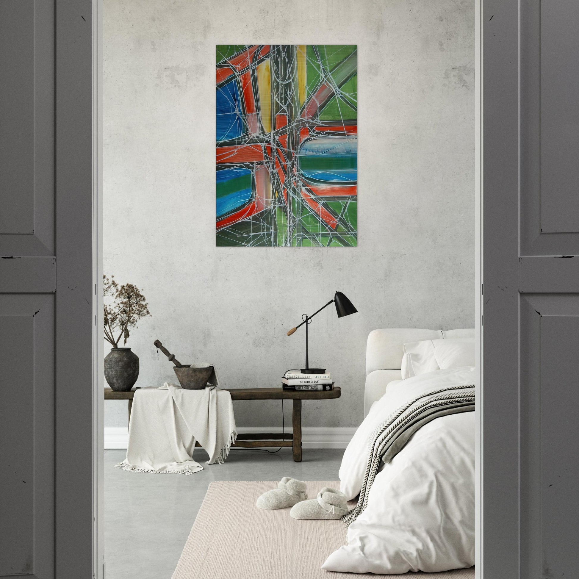 untitled - 1965 - Jimmy Ernst Brushed Aluminum Print - 70x100 cm / 28x40 inches | Jimmy Ernst Aluminum Print | Jimmy Ernst Prints