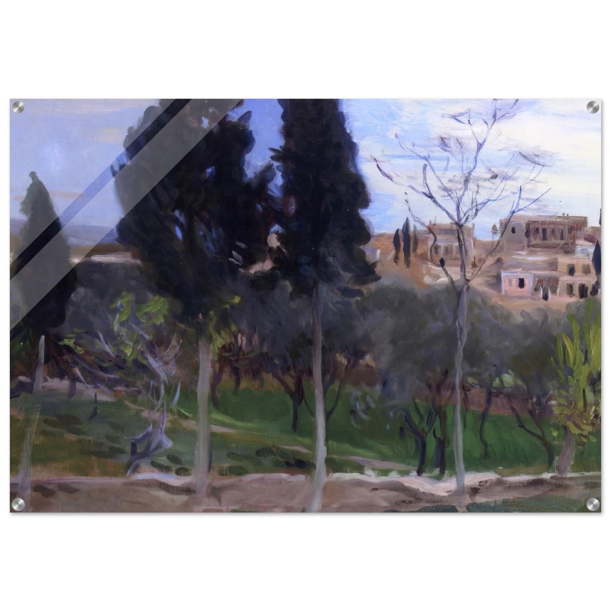 Mediterranean Landscape - John Singer Sargent Acrylic Print - 70x100 cm / 28x40″ inches