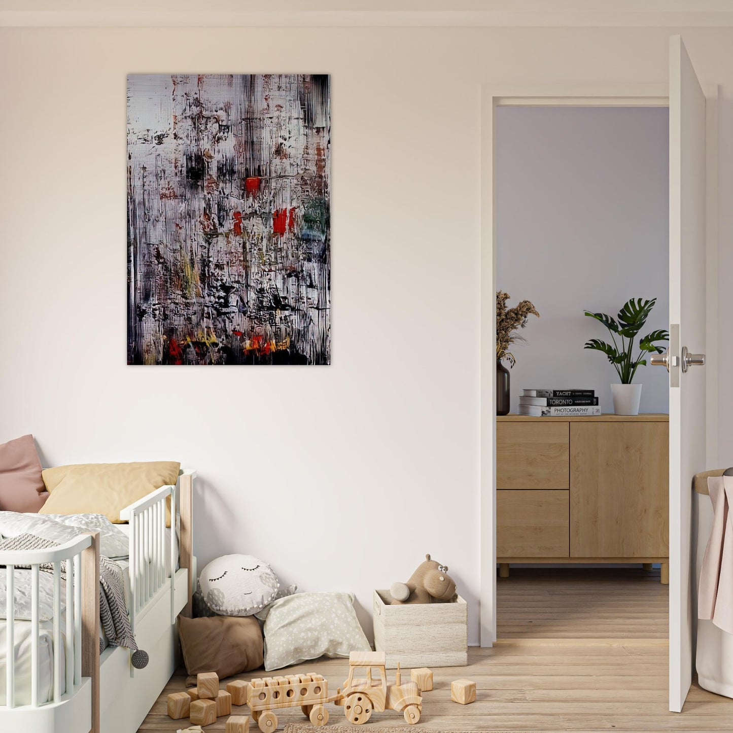 ICE 2 - Gerhard Richter Brushed Aluminum Print - 70x100 cm / 28x40 inches | Gerhard Richter Aluminum Print | Gerhard Richter Prints