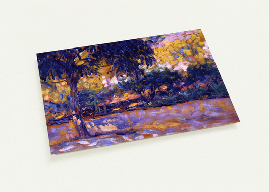 LANDSCAPE WITH EUCALYPTUS TREES AND RIVER TREES IN FRONT OF A RIVER 1908 By Henri Matisse Pack of 10 Post Cards | Henri Matisse Post Cards | A6 (10.5 x 14.8 cm) - 4.1 x 5.8 inches