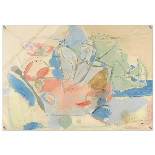 Mountains and Sea, 1952- - Helen Frankenthaler Acrylic Print - 70x100 cm / 28x40″ inches