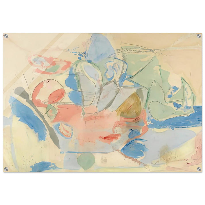 Mountains and Sea, 1952- - Helen Frankenthaler Acrylic Print - 70x100 cm / 28x40″ inches