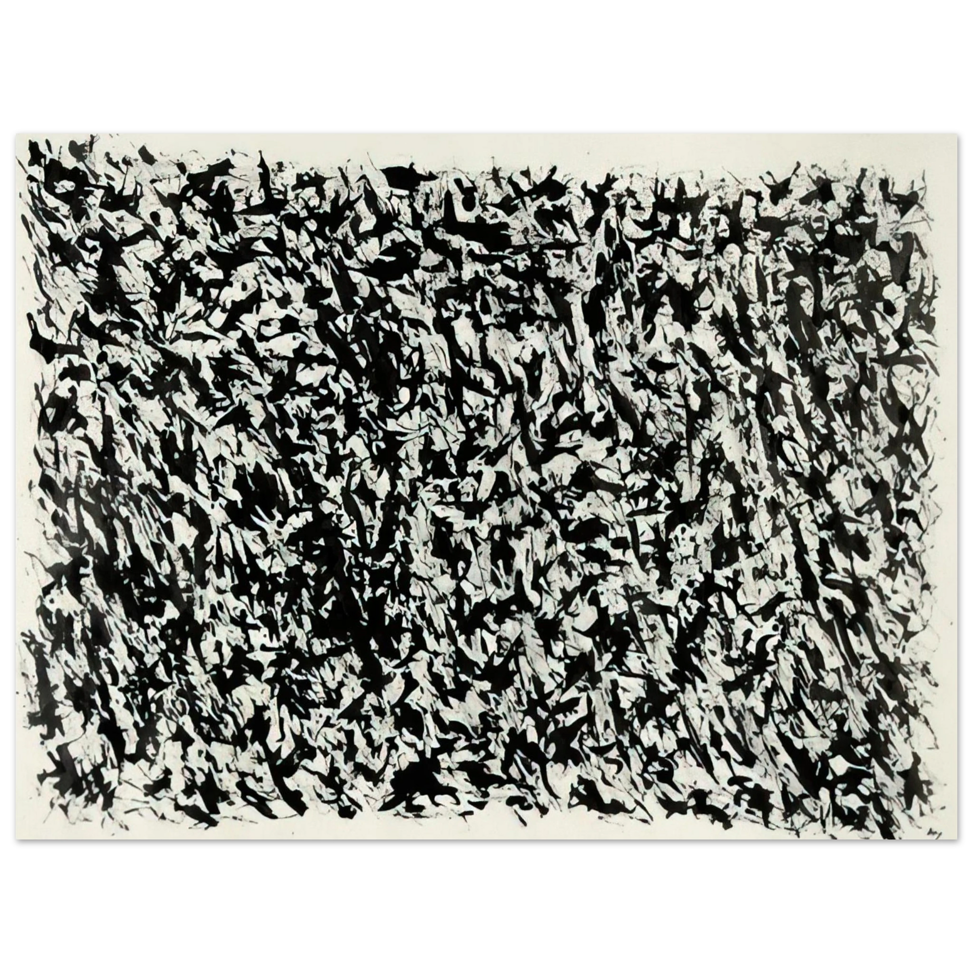 Henri Michaux - Composition - Tachisme Fine Art Poster - Default Title