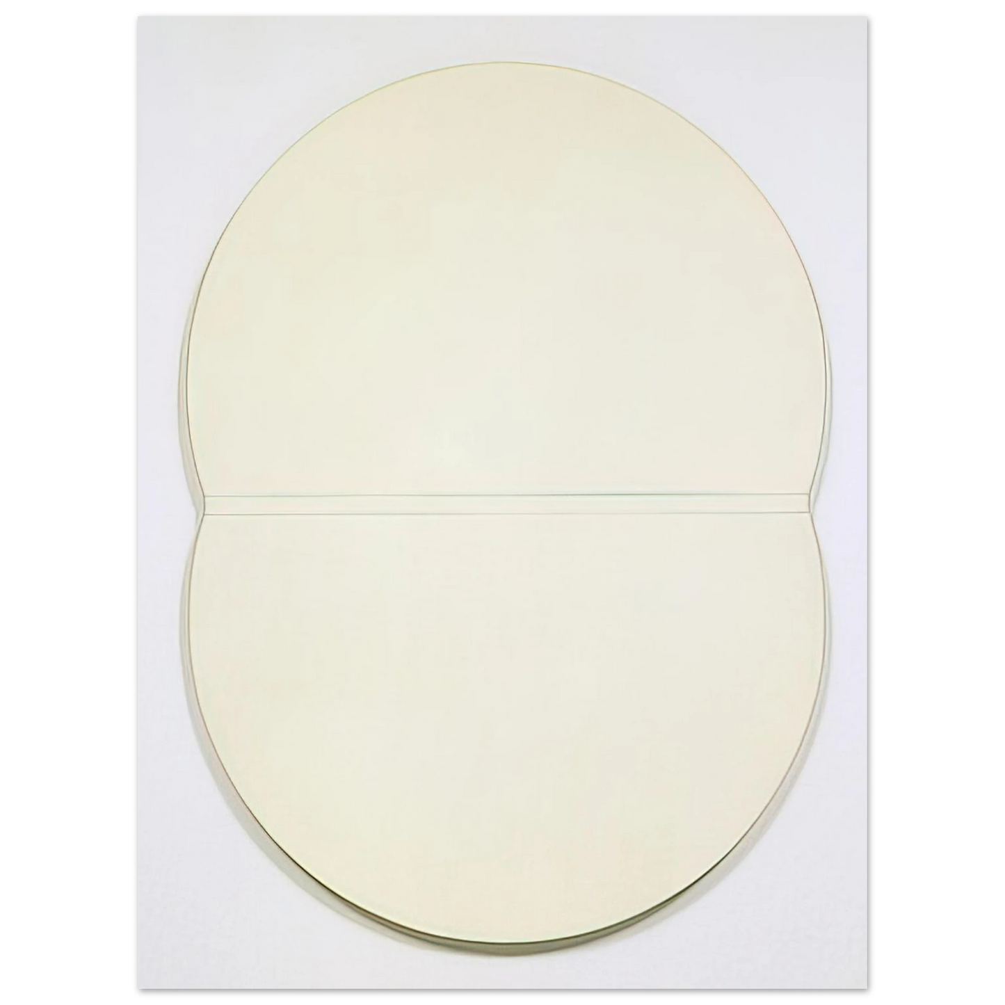 Ellsworth Kelly - White Plaque. Bridge Arch and Reflection Fine Art Poster - Default Title