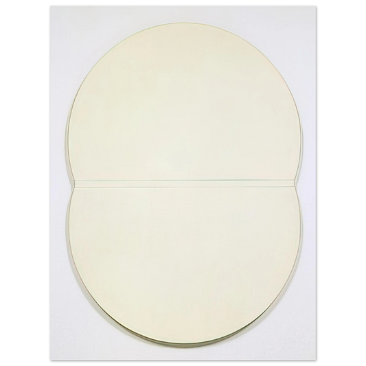 Ellsworth Kelly - White Plaque. Bridge Arch and Reflection Fine Art Poster - Default Title