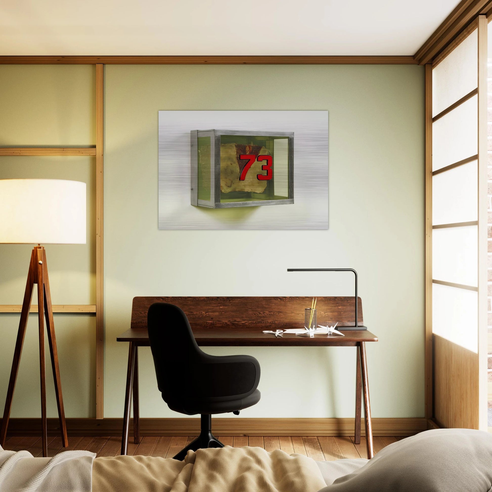 Untitled #73 from the series Technological Reliquaries - 1964 - Paul Thek Brushed Aluminum Print - 70x100 cm / 28x40 inches | Paul Thek Aluminum Print | Paul Thek Prints