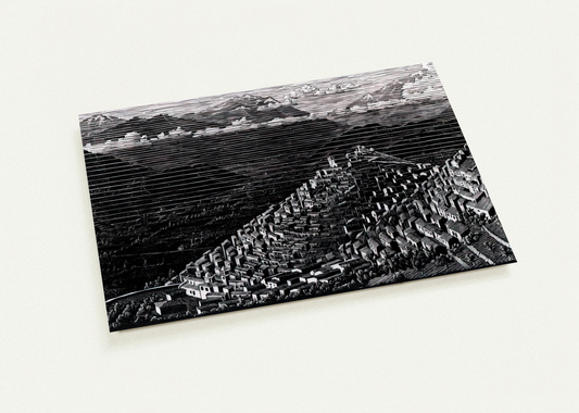 MORANO CALABRIA By MC Escher Pack of 10 Post Cards | MC Escher Post Cards | A6 (10.5 x 14.8 cm) - 4.1 x 5.8 inches