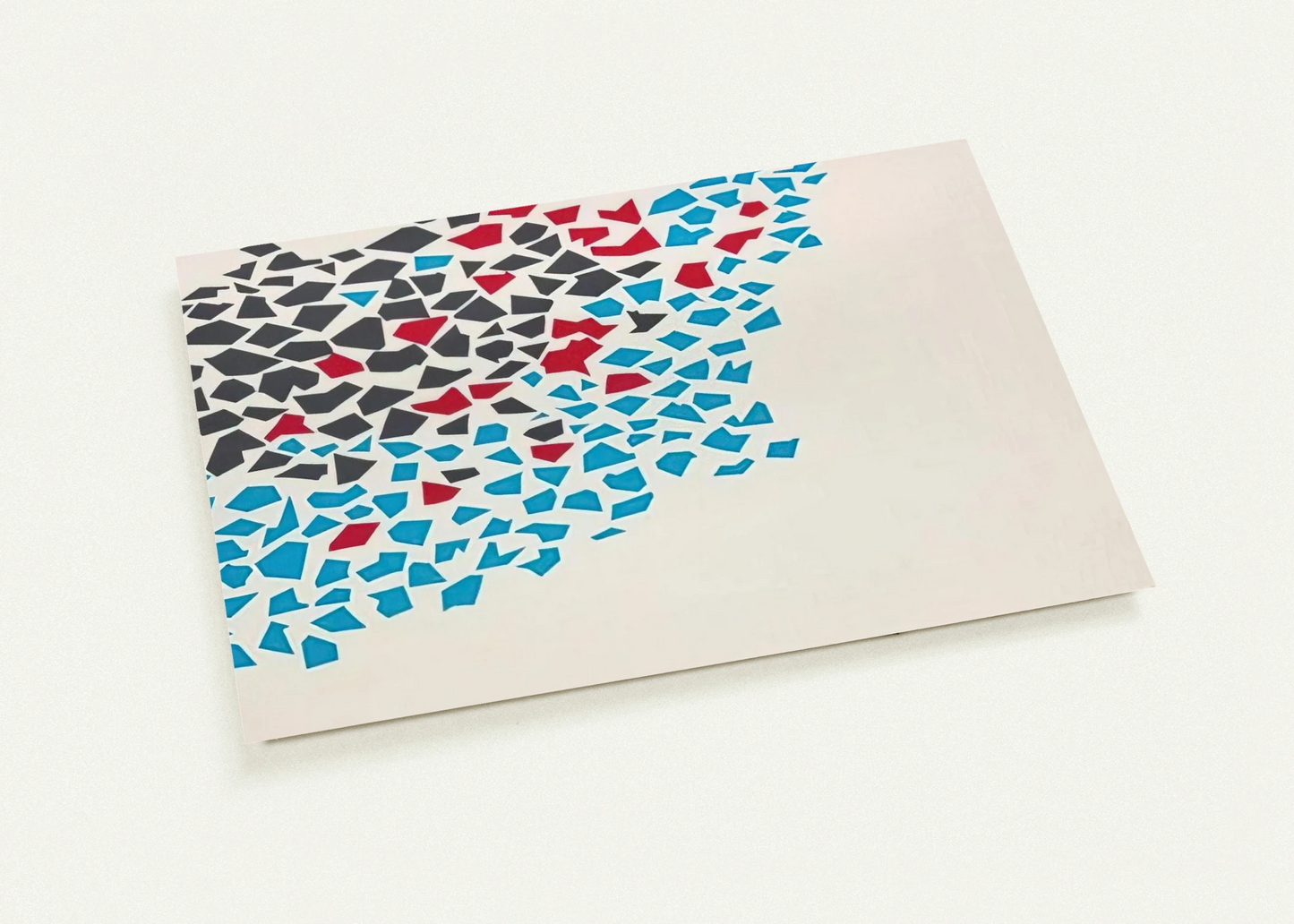 Abstract Composition - 1980 By Robert Goodnough Pack of 10 Post Cards | Robert Goodnough Post Cards | A6 (10.5 x 14.8 cm) - 4.1 x 5.8 inches