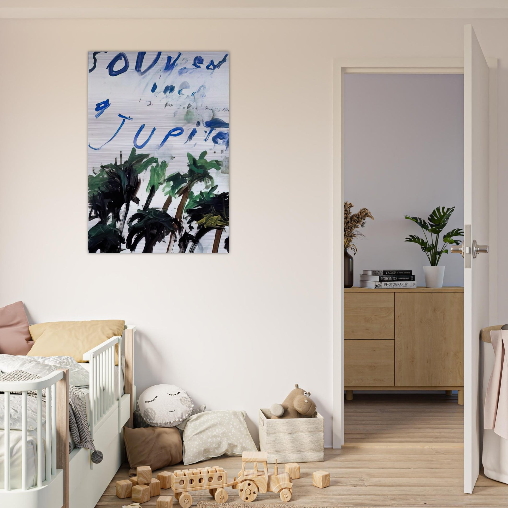 Souvenir - Cy Twombly Brushed Aluminum Print - 70x100 cm / 28x40 inches | Cy Twombly Aluminum Print | Cy Twombly Prints