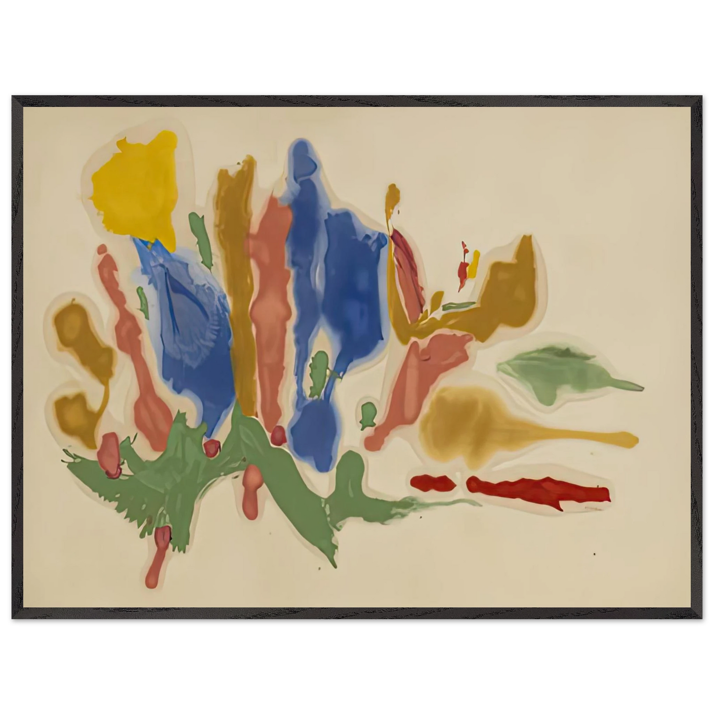Helen Frankenthaler - Cool Summer, 1962- Wall Art - 28x40 inches / 70x70 cm - Canvas (Imperial) - -