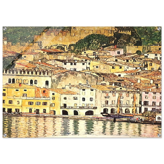 MALCESINE ON LAKE GARDA - Gustav Klimt Acrylic Print - 70x100 cm / 28x40″ inches | Gustav Klimt Wall Art | Gustav Klimt Prints