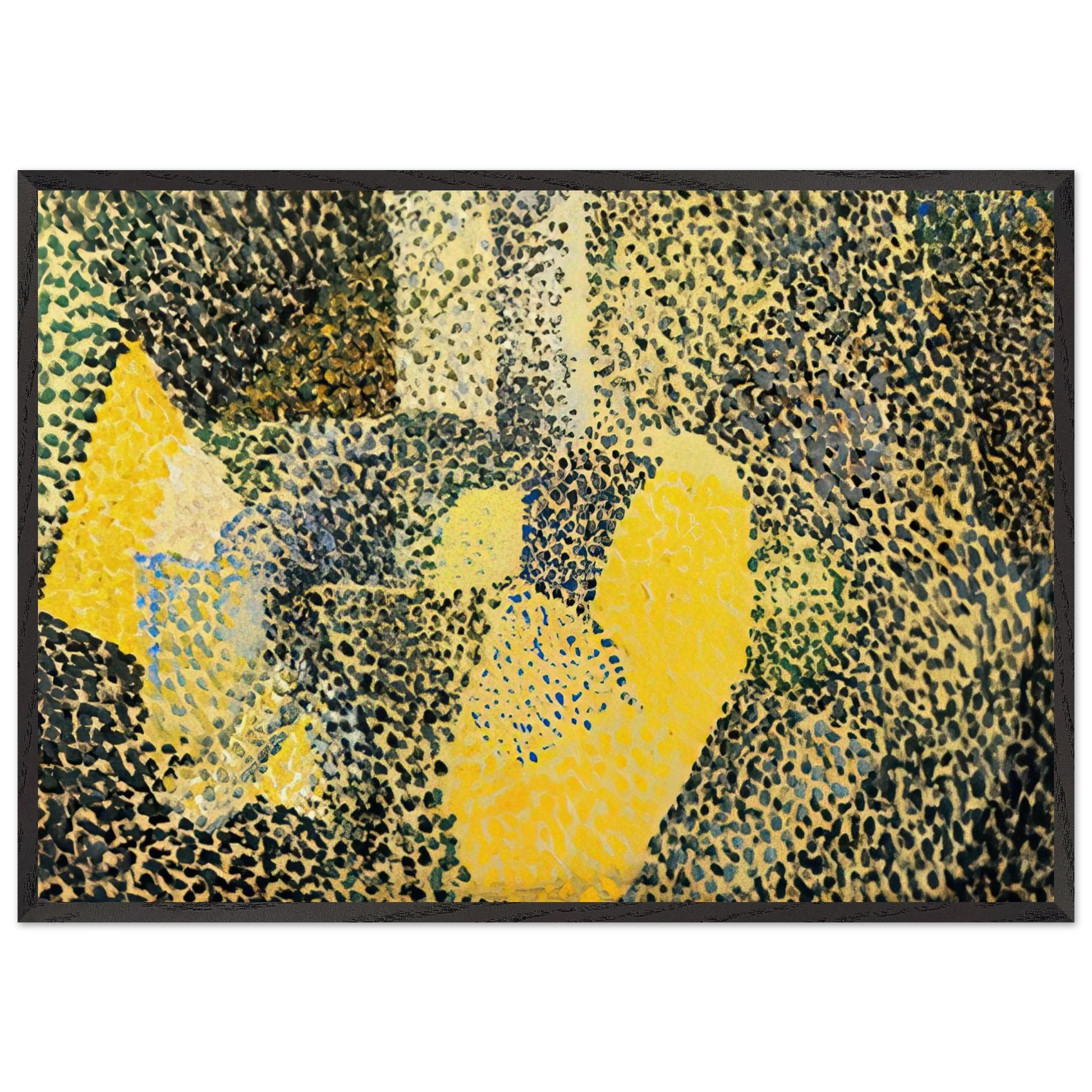 MADRID ARCHITECTURE AND POPLARS - Salvador Dali Framed Art Print – Black Wooden Frame - Default Title - -Framed Art Print