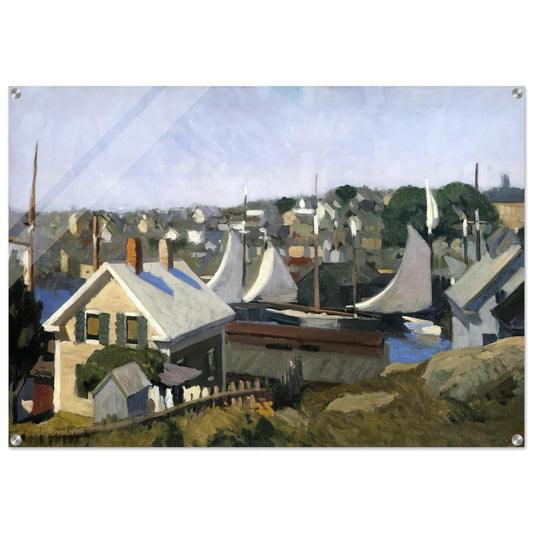 Gloucester Harbor - Edward Hopper Acrylic Print - 70x100 cm / 28x40″ inches
