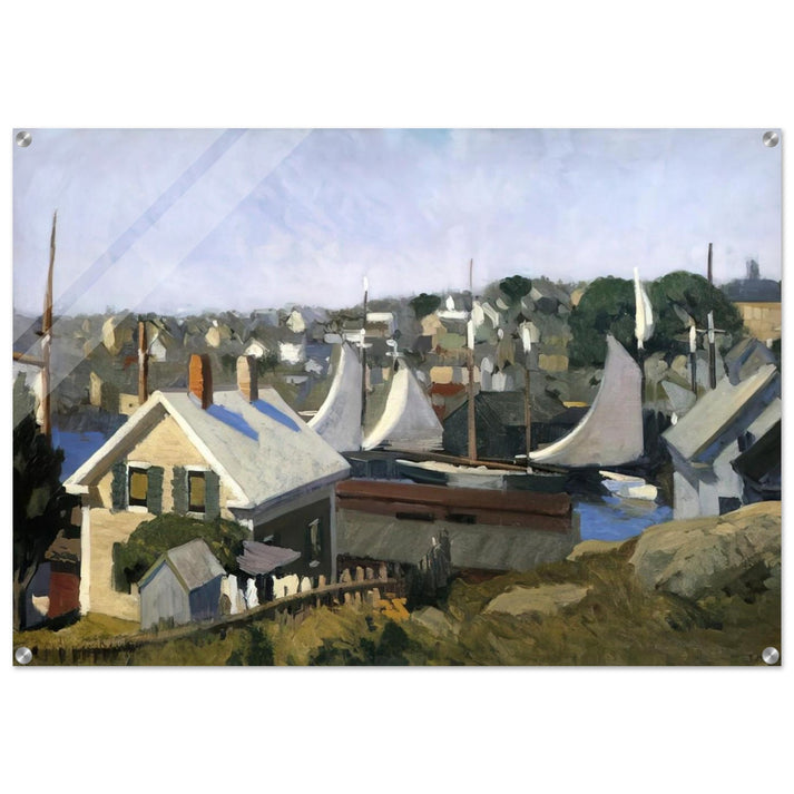 Gloucester Harbor - Edward Hopper Acrylic Print - 70x100 cm / 28x40″ inches