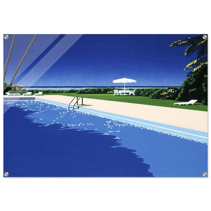 Deck - Hiroshi Nagai Acrylic Print - 70x100 cm / 28x40″ inches