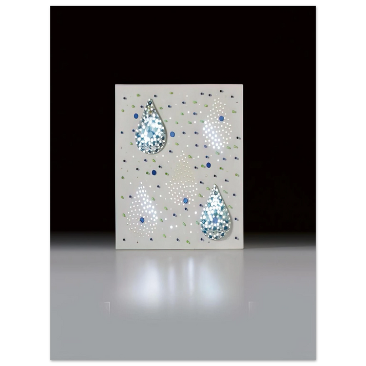 Gyula Kosice - LumÃƒÂ­nica con dos gotas ComposiciÃƒÂ³n con gotas de agua - 1970  75x100 cm / 30x40inches Fine Art Poster