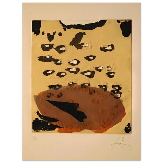 Antoni Tapies - REPLIQUER II 1981 Fine Art Poster - Default Title