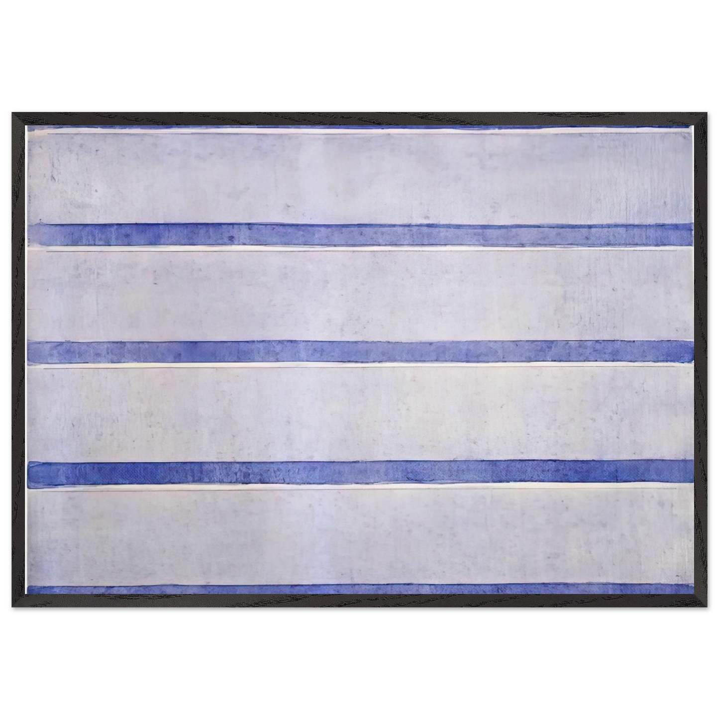 Untitled N1 - Agnes Martin Framed Art Print – Black Wooden Frame - Default Title - -Framed Art Print