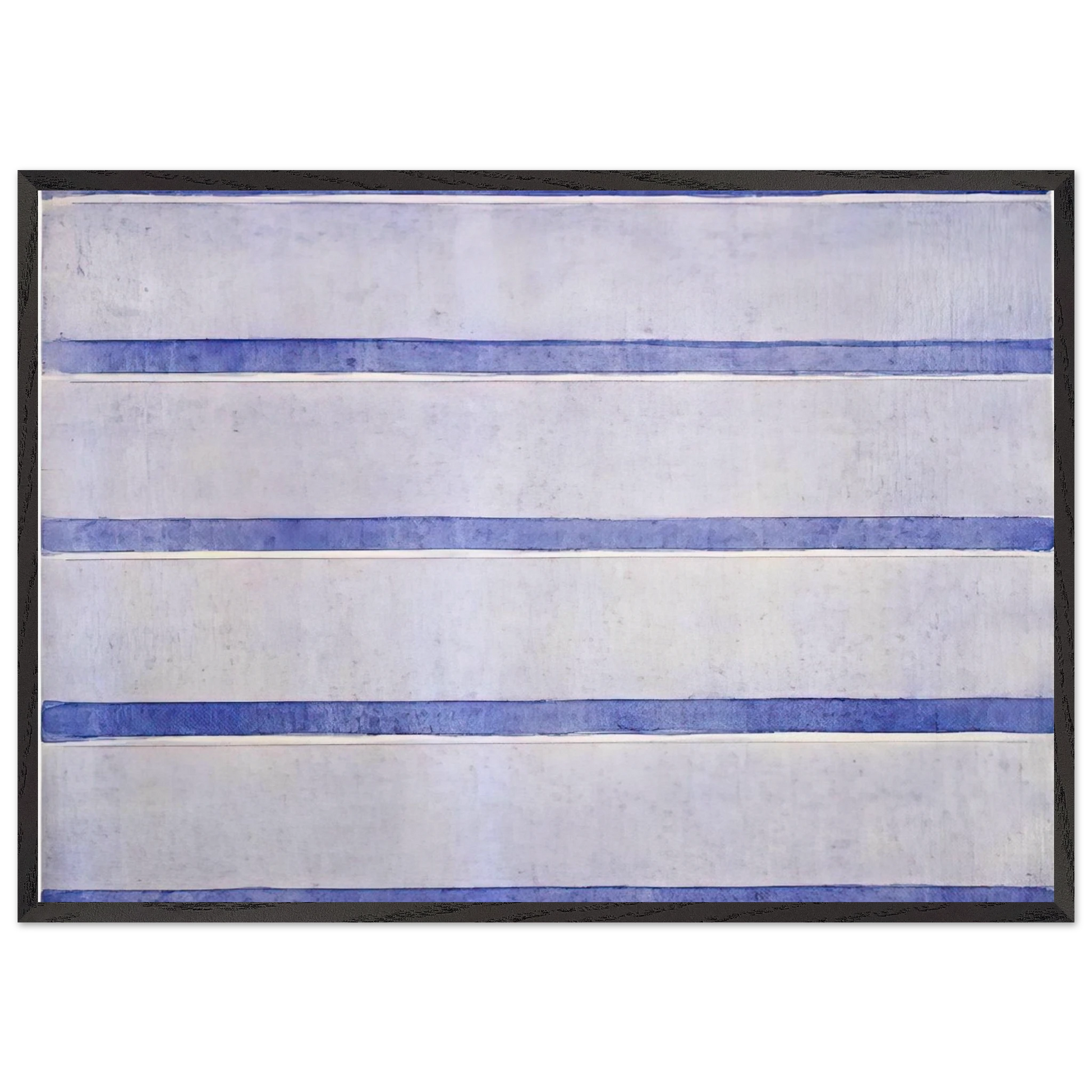 Untitled N1 - Agnes Martin Framed Art Print – Black Wooden Frame - Default Title - -Framed Art Print