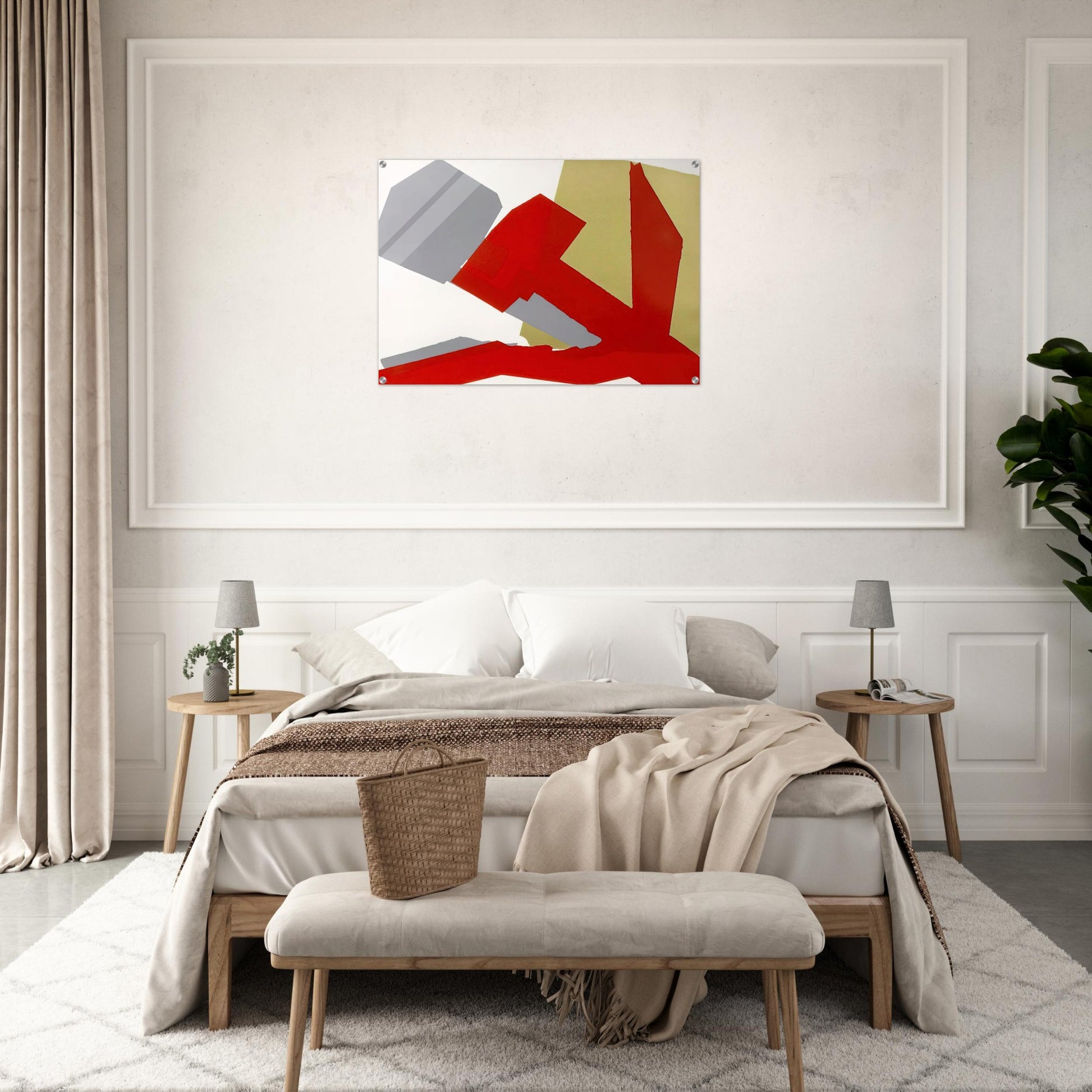 Hammer and Sickle  Special Edition  - Andy Warhol Acrylic Print - 70x100 cm / 28x40″ inches | Andy Warhol Wall Art | Andy Warhol Prints