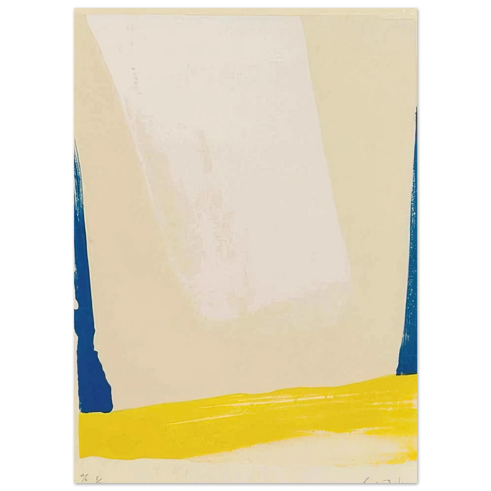 Helen Frankenthaler - White Portal - 1967 Wall art - 15x20 cm / 6x8 inches - Fine Art Poster - -