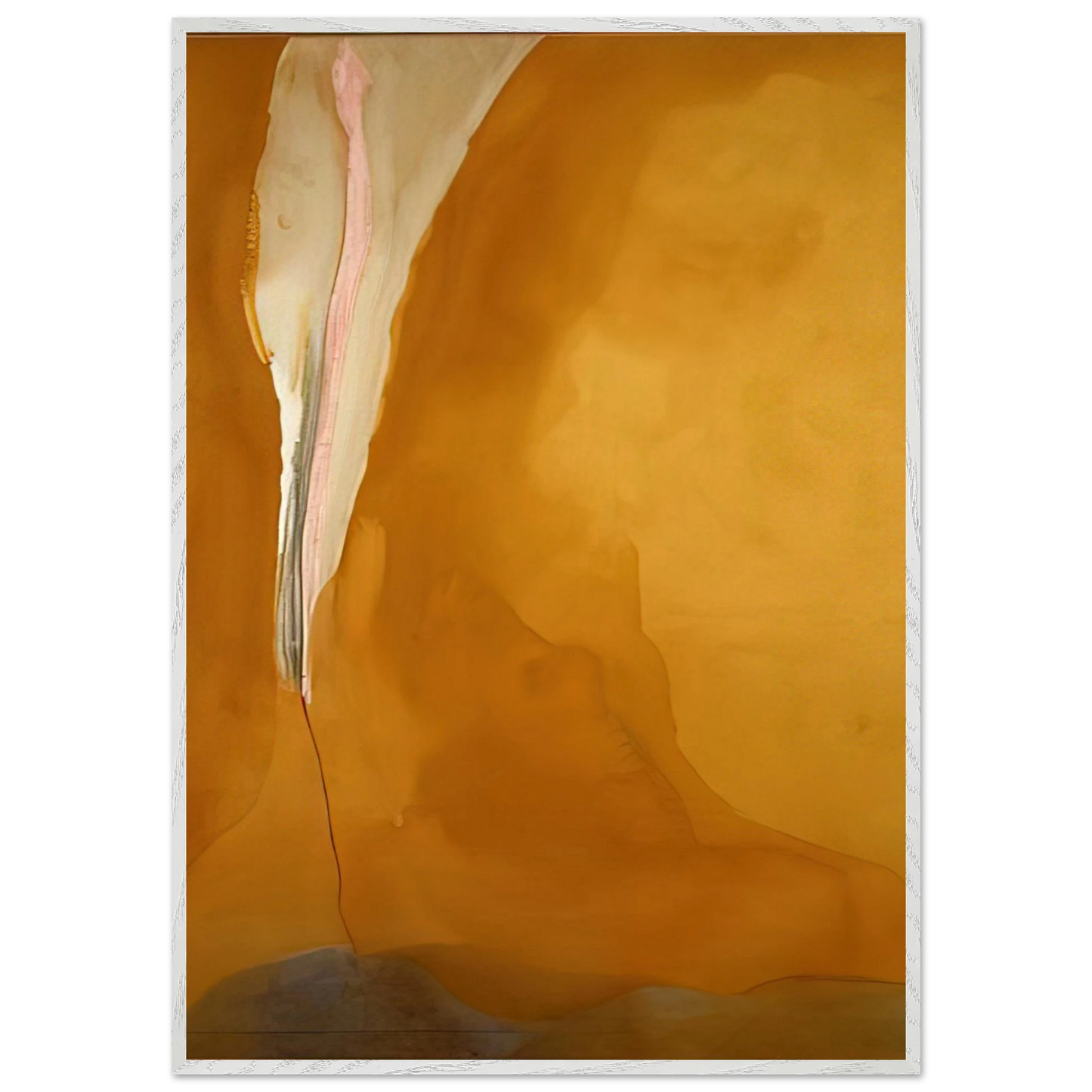 Helen Frankenthaler - Coral Wedge - 1972 Wall art - 70x70 cm / 28x28 inches - Fine Art Poster - -