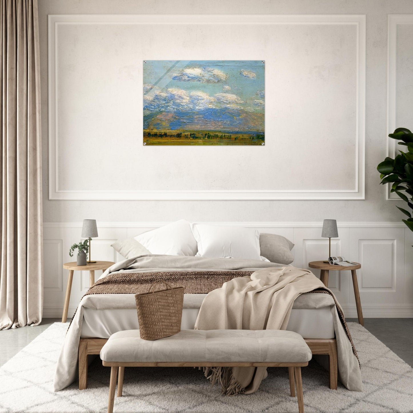 Mountain Home, Idaho - Childe Hassam Acrylic Print - 70x100 cm / 28x40″ inches