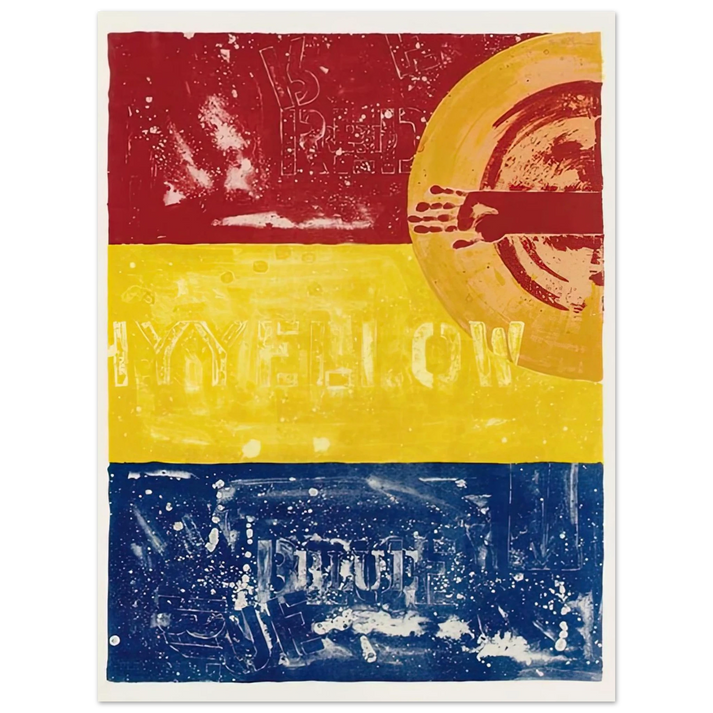 Jasper Johns - PERISCOPE I ULAE 200  75x100 cm / 30x40inches Fine Art Poster