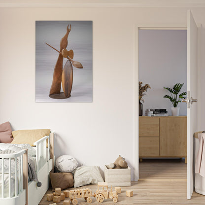 DIANA 1934 - Alexander Calder Brushed Aluminum Print - 70x100 cm / 28x40 inches | Alexander Calder Aluminum Print | Alexander Calder Prints