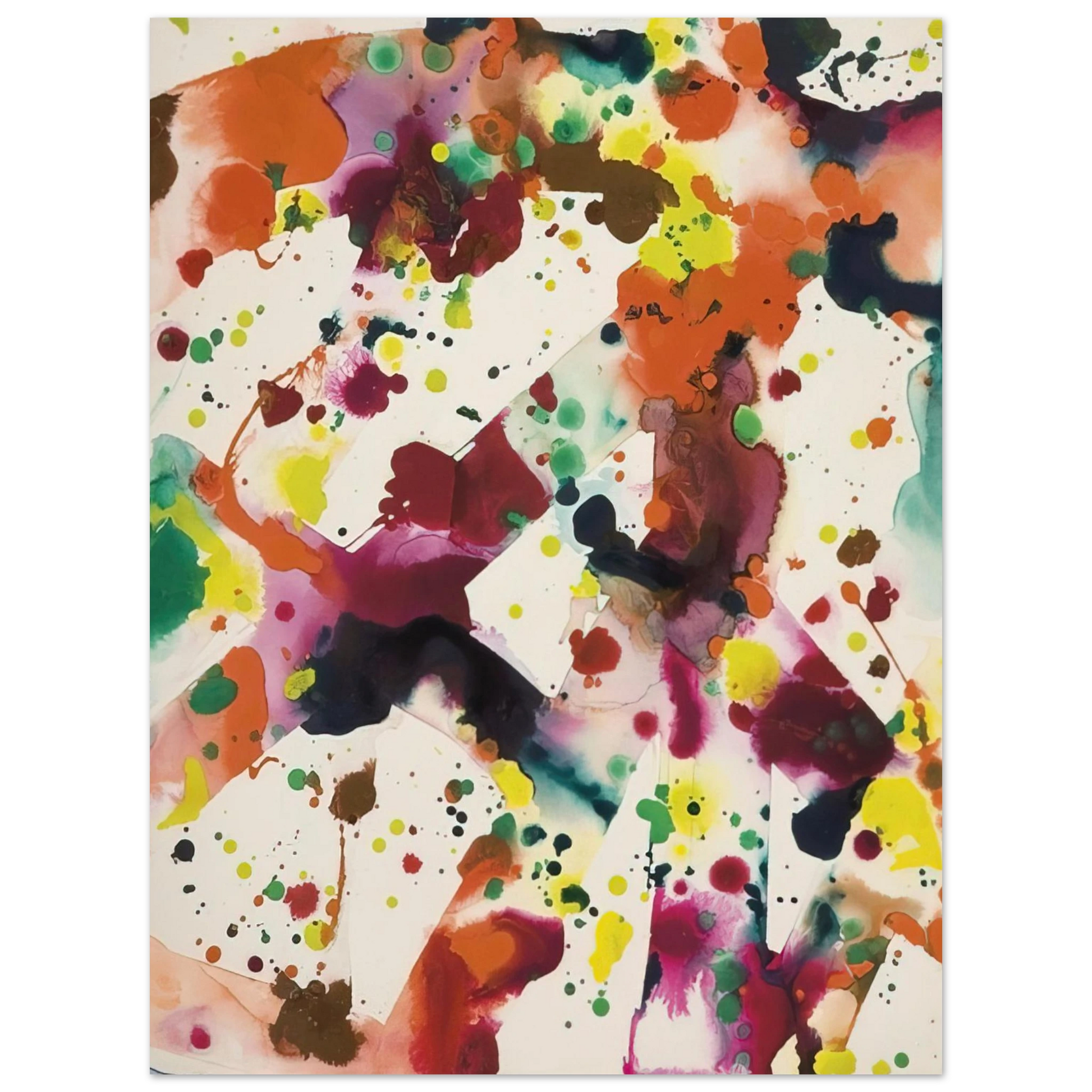 Sam Francis - Untitled  SF72-027  Fine Art Poster - Default Title