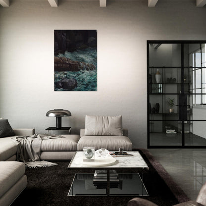 MAINE COAST - Ivan Albright Brushed Aluminum Print - 70x100 cm / 28x40 inches | Ivan Albright Aluminum Print | Ivan Albright Prints