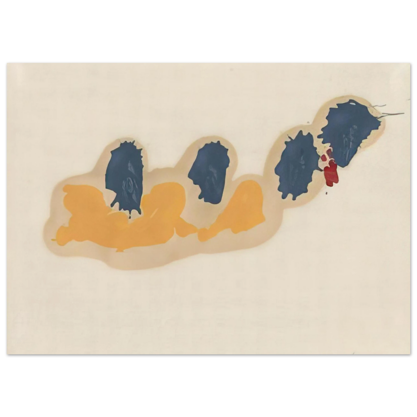 Helen Frankenthaler - April IV - 1960 Wall art - 30x40 cm / 12x16 inches - Fine Art Poster - -