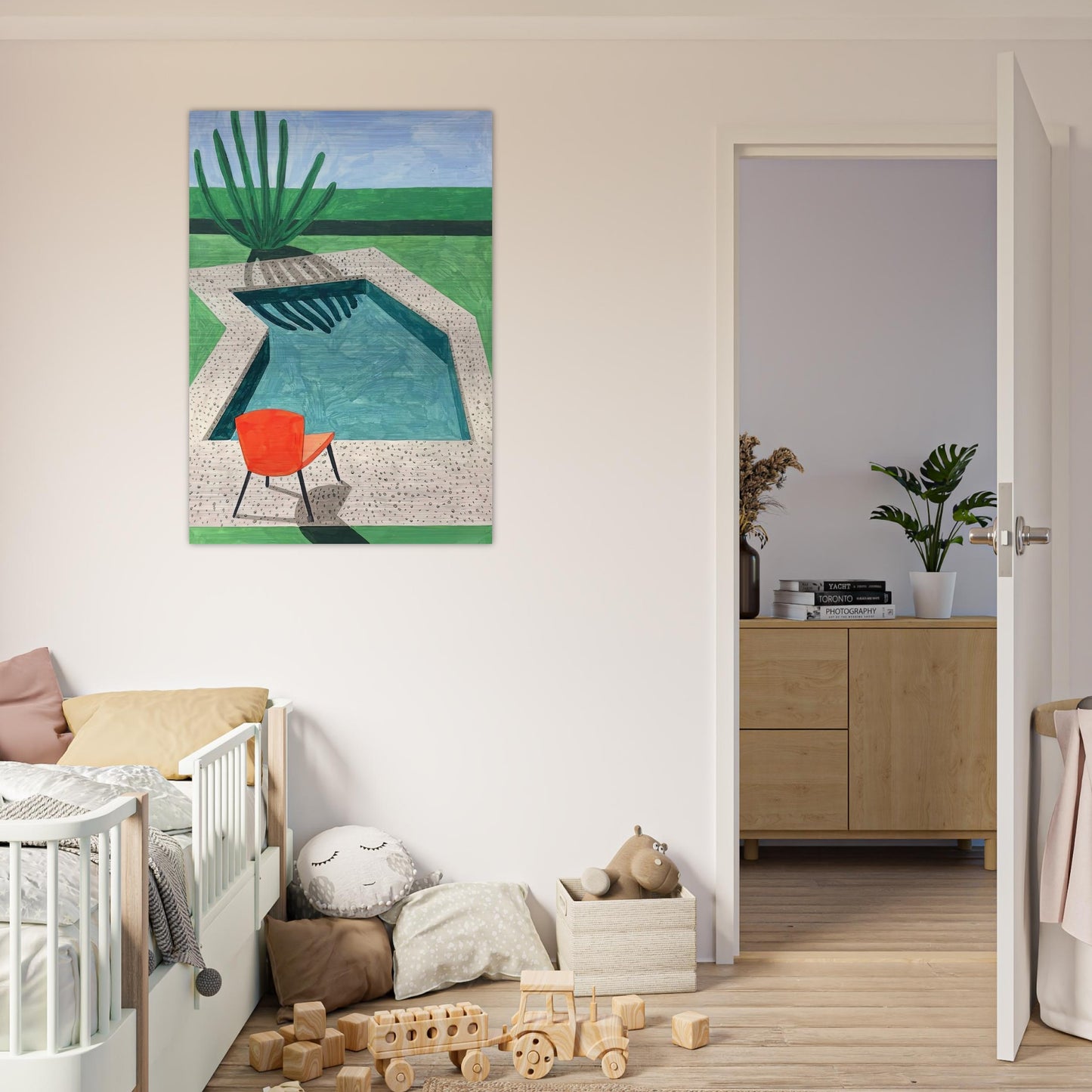 David Hockney - David Hockney Brushed Aluminum Print - 70x100 cm / 28x40 inches | David Hockney Aluminum Print | David Hockney Prints