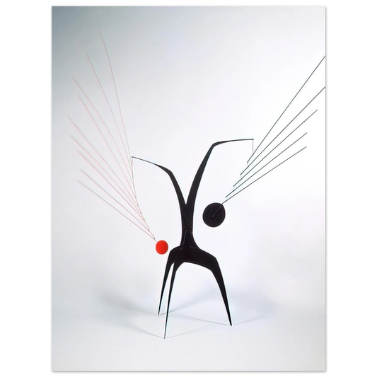 Alexander Calder - UN EFFET DU JAPONAIS 1941 Fine Art Poster - 13x18 cm / 5x7 inches