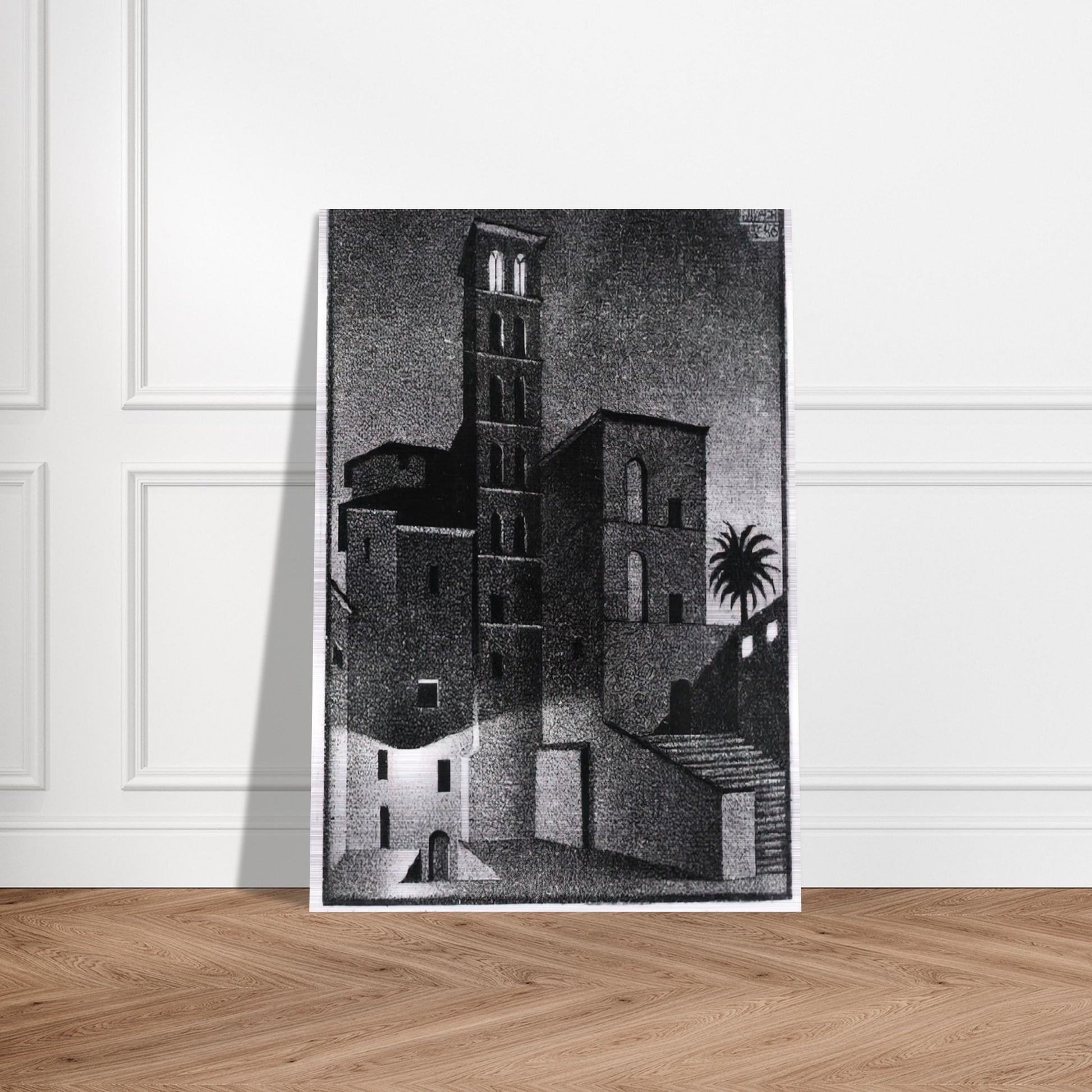 ESCHER (27) - MC Escher Brushed Aluminum Print - 70x100 cm / 28x40 inches | MC Escher Aluminum Print | MC Escher Prints