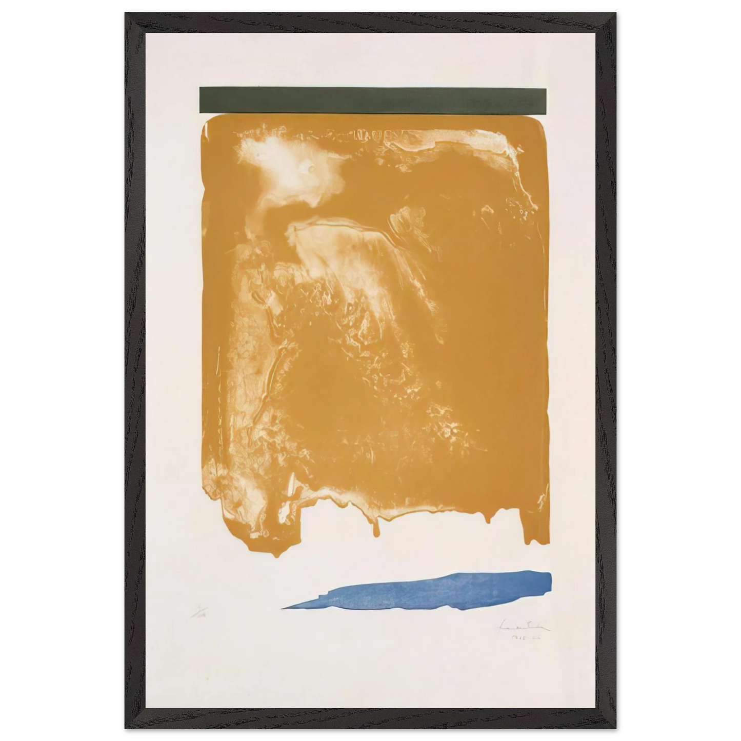 Helen Frankenthaler - Persian Garden - 1966 Wall art - 75x100 cm / 30x40 inches - Fine Art Poster - -