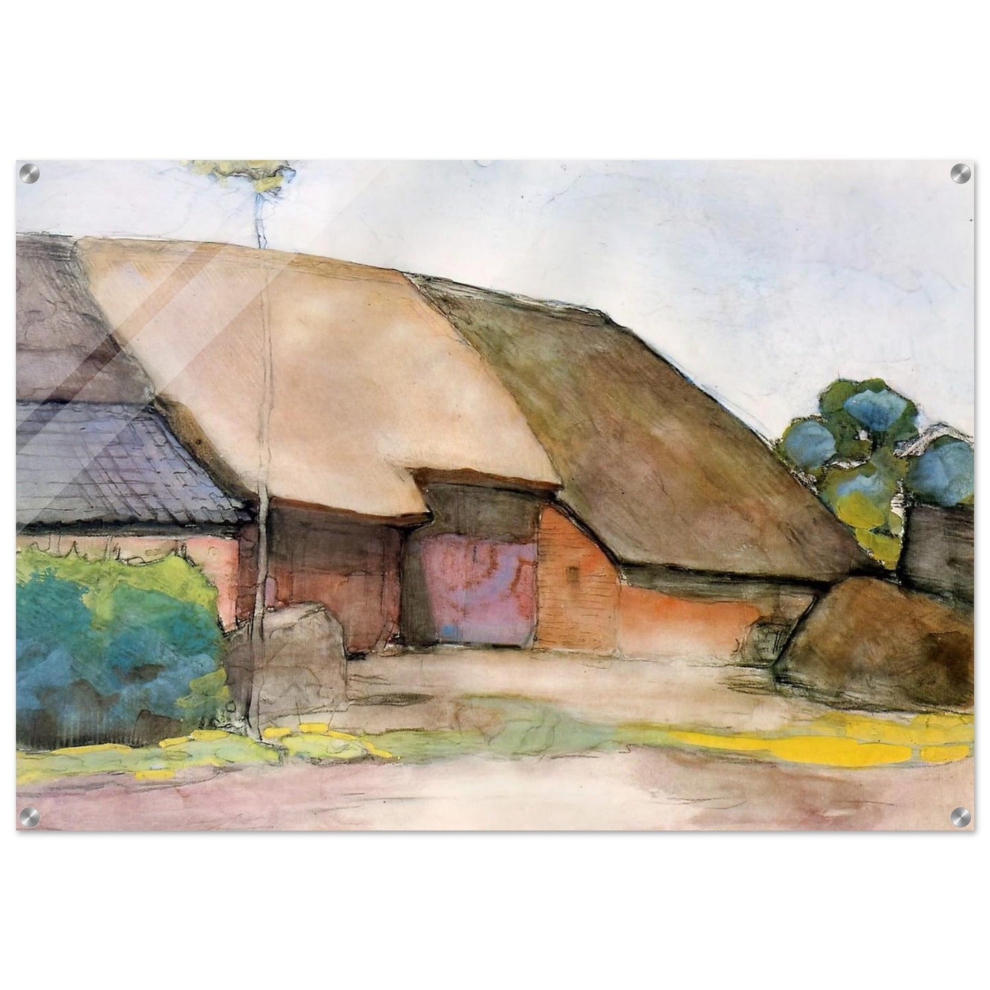 Farm Sun - Piet Mondrian Acrylic Print - 70x100 cm / 28x40″ inches