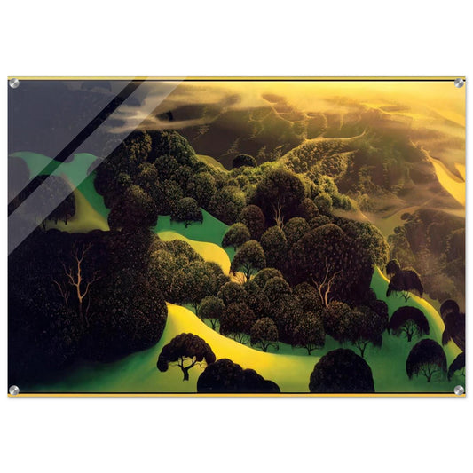 Deep Wilderness - Eyvind Earle Acrylic Print - 70x100 cm / 28x40″ inches