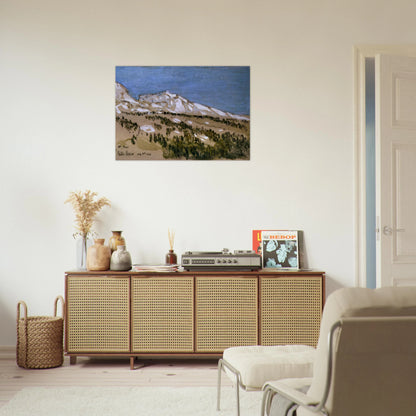 Mt. Hood Oregon - Childe Hassam Brushed Aluminum Print - 70x100 cm / 28x40 inches | Childe Hassam Aluminum Print | Childe Hassam Prints