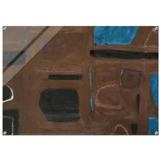 Brown and Black - 1960 - William Scott Acrylic Print - 70x100 cm / 28x40″ inches