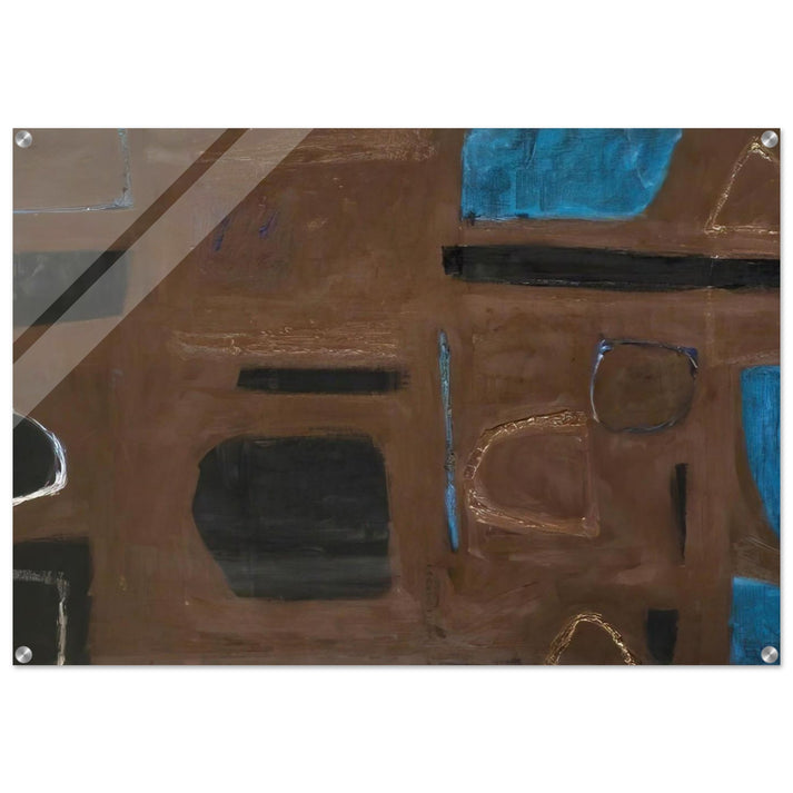 Brown and Black - 1960 - William Scott Acrylic Print - 70x100 cm / 28x40″ inches