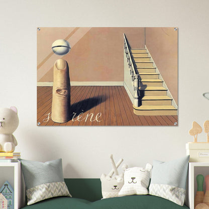 FORBIDDEN LITERATURE THE USE OF THE WORD 1936 - Rene Magritte Acrylic Print - 70x100 cm / 28x40″ inches | Rene Magritte Wall Art | Rene Magritte Prints