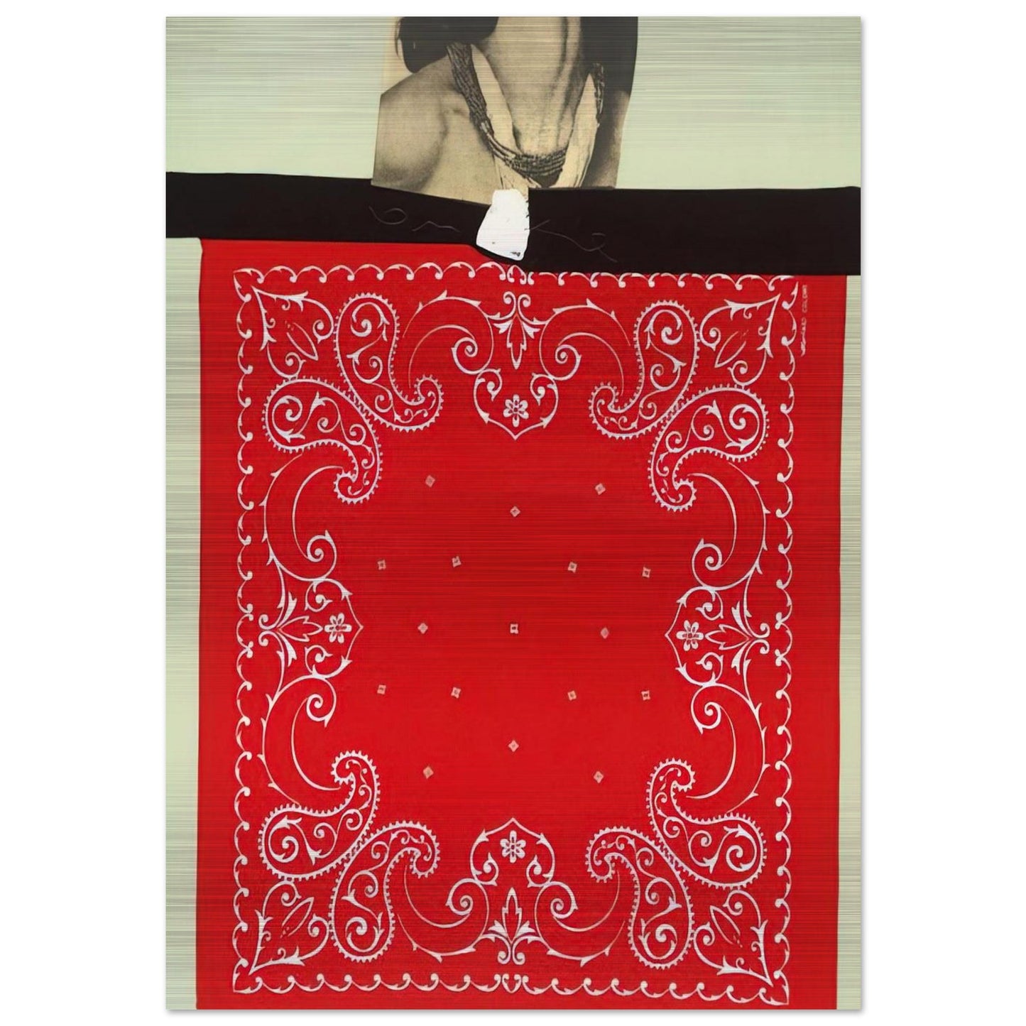 THROAT 1965 - Jim Dine Brushed Aluminum Print - 70x100 cm / 28x40 inches | Jim Dine Aluminum Print | Jim Dine Prints