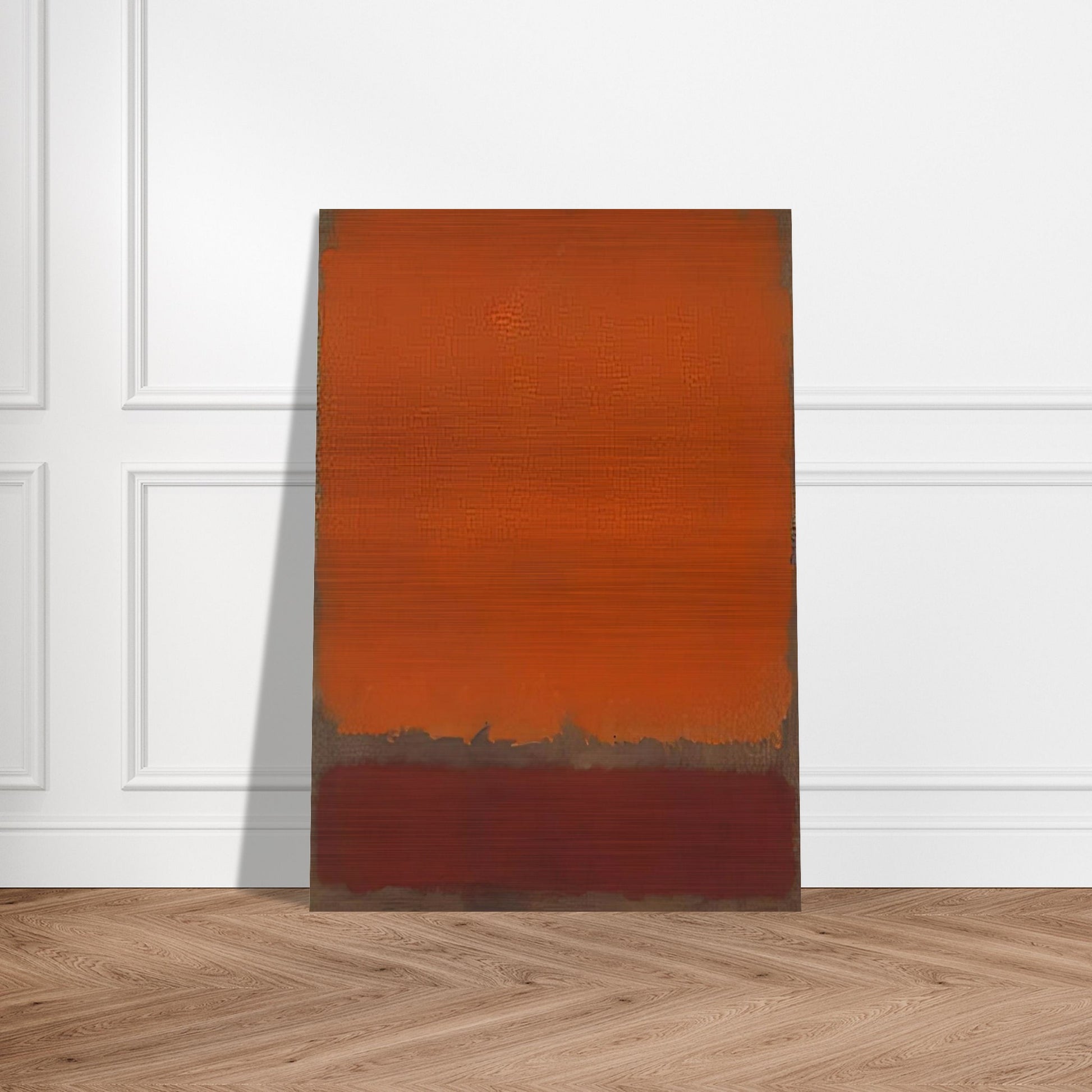 Ochre and Red on Red - 1962 - Mark Rothko Brushed Aluminum Print - 70x100 cm / 28x40 inches | Mark Rothko Aluminum Print | Mark Rothko Prints
