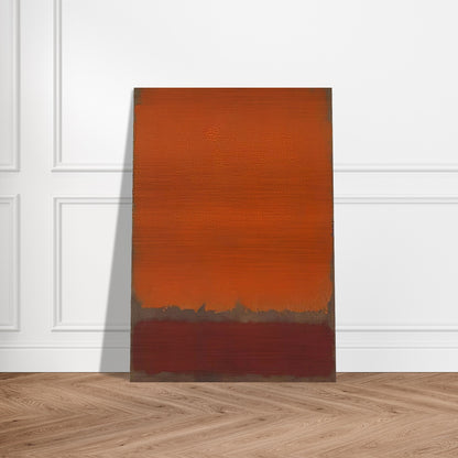 Ochre and Red on Red - 1962 - Mark Rothko Brushed Aluminum Print - 70x100 cm / 28x40 inches | Mark Rothko Aluminum Print | Mark Rothko Prints