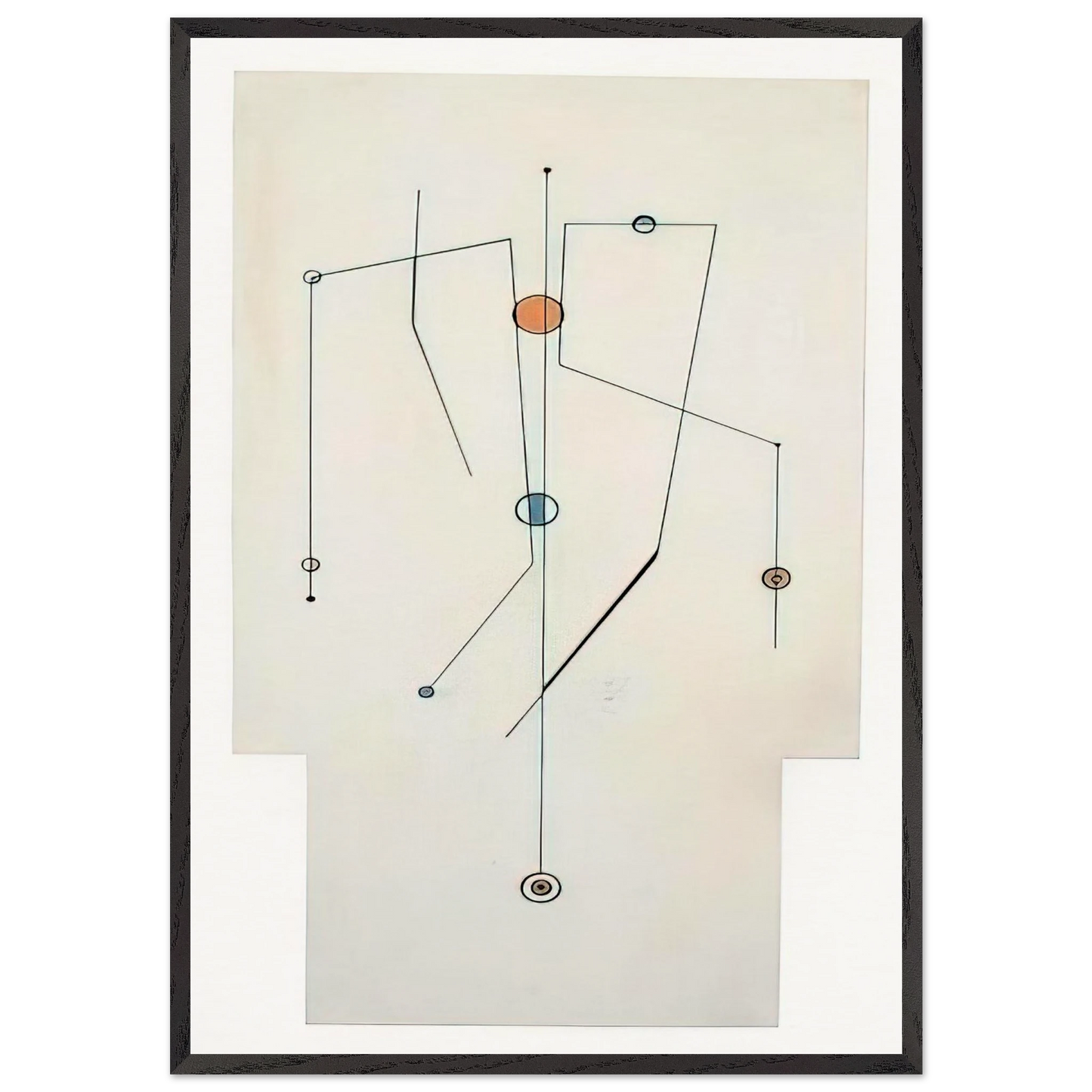 Ilke - 1951 - Carmelo Arden Quin Framed Art Print – Black Wooden Frame - Default Title - -Framed Art Print