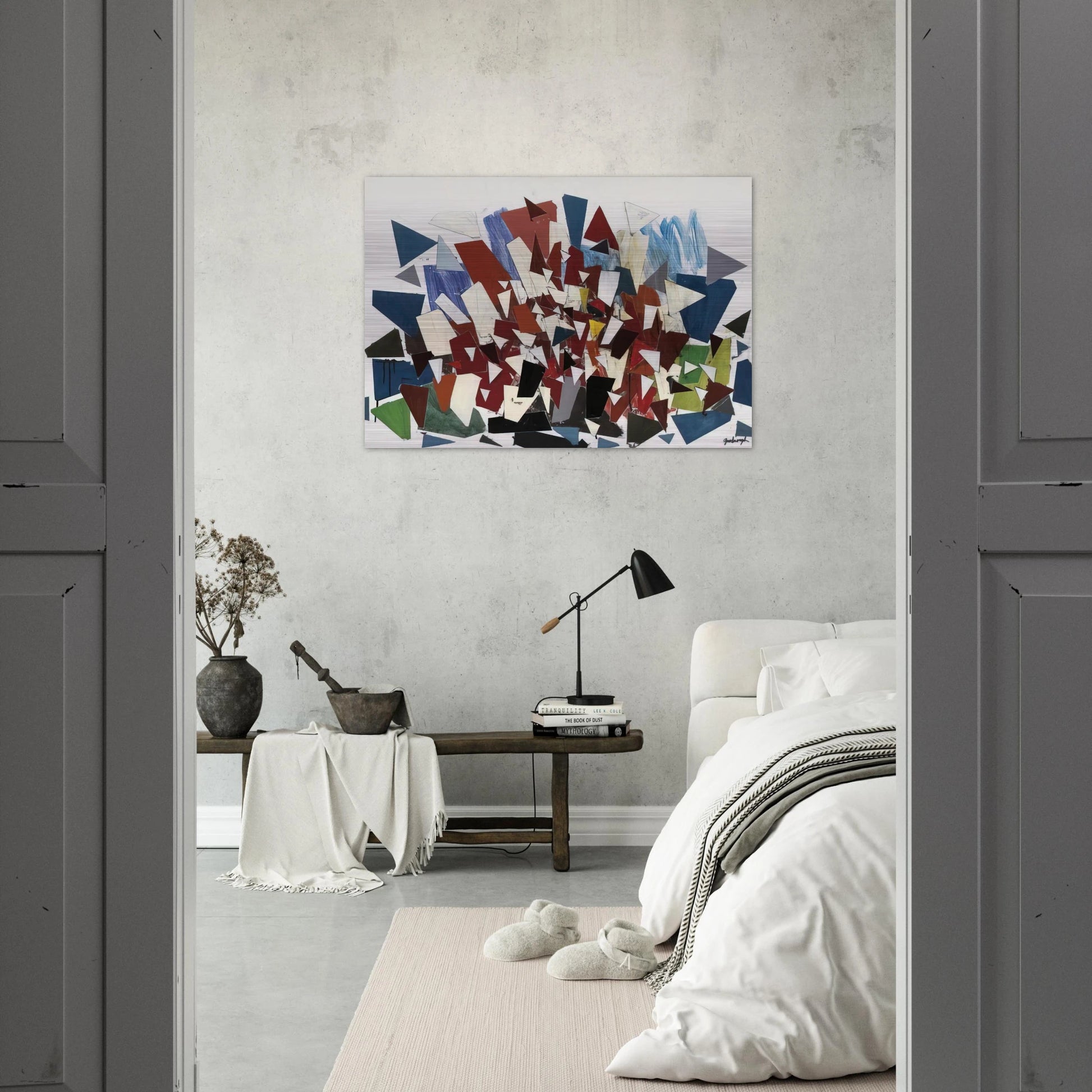 7--7--N - 1992 - Robert Goodnough Brushed Aluminum Print - 70x100 cm / 28x40 inches | Robert Goodnough Aluminum Print | Robert Goodnough Prints