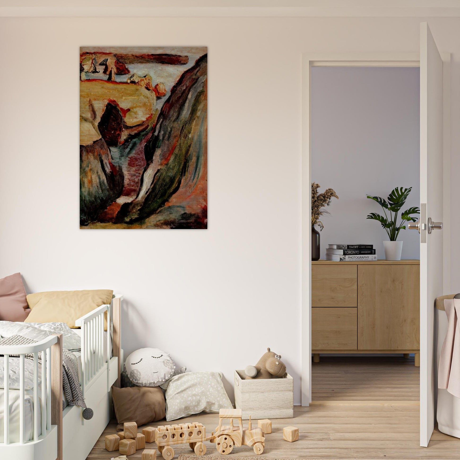 ROCHERS A BELLE ILE 1896 - Henri Matisse Brushed Aluminum Print - 70x100 cm / 28x40 inches | Henri Matisse Aluminum Print | Henri Matisse Prints