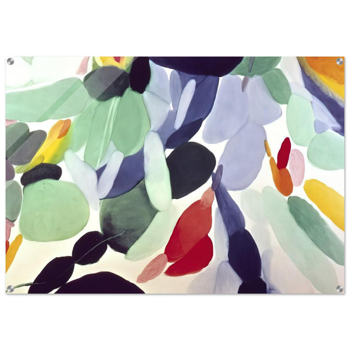 Seven Green Leagues - Alice Baber Acrylic Print - 70x100 cm / 28x40″ inches | Alice Baber Wall Art | Alice Baber Prints